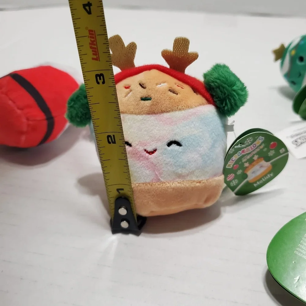 Squishmallows Holiday Christmas Plush Set: Melidy, Johann, Den, Nick, Nissa 2